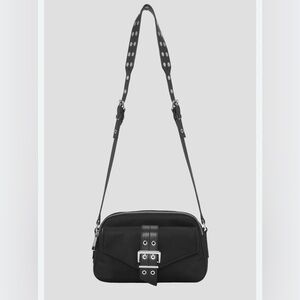 Ganni Bucky Camera Bag with Silver Details